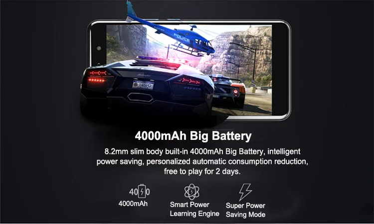 ZTE BLADE A3 3GB RAM 32GB ROM MTK6737T 1.5GHz Quad Core 5.5 Inch 2.5D HD Screen Android 7.0 4G LTE Smartphone