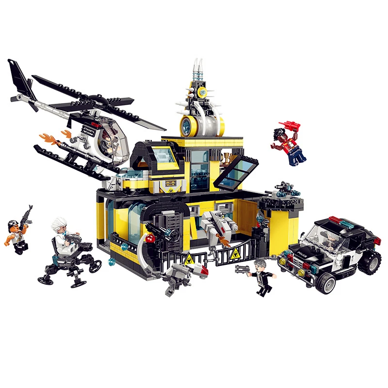 

City Police Series The Police Fight Toy Kits Model Set Building Blocks Bricks Compatible With Legoingly Toys For Children Kids