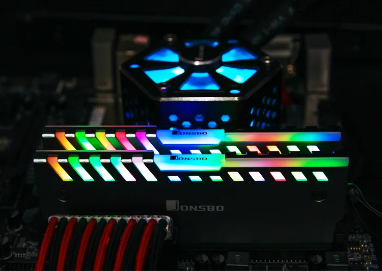 Память охлаждения ram жилет память радиатор RGB/цветной светильник радиатор ram радиатор RGB подсветка поддержка AURA 2 шт