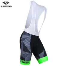 Siilenyond, летние профессиональные велосипедные шорты с нагрудником, MTB, горные нагрудники, Колготки с 3D гелевой подкладкой, анти-пот, велосипедные нагрудники, велосипедные шорты