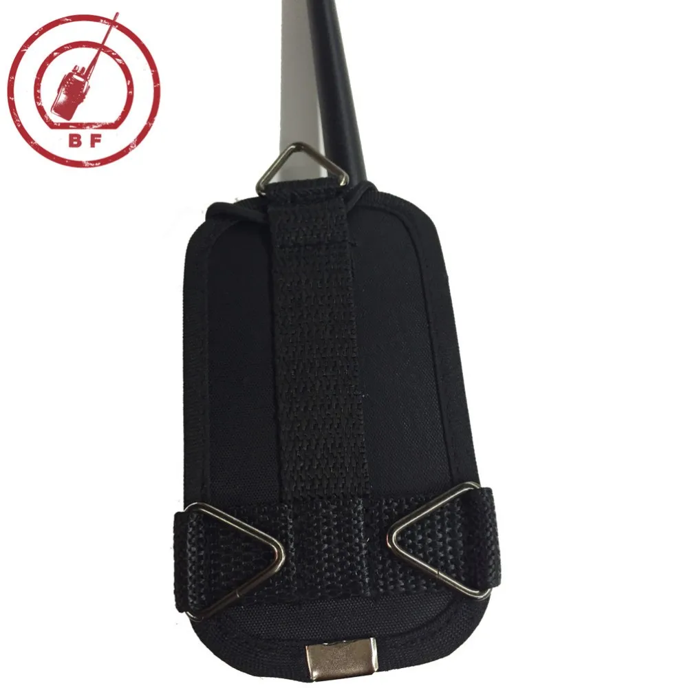 Nylon universal small holster carry case cover bag for UV-5R GP328 GP338 Walkie talkie two way radio (3)