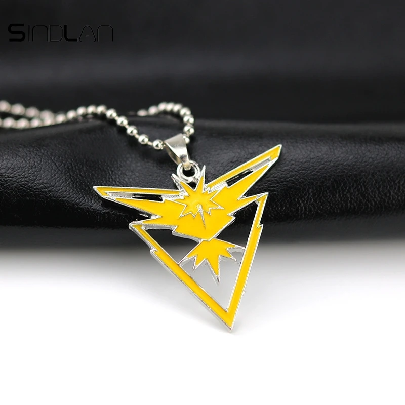 Sindlan ожерелье Новый Покемон Go тег игра Аниме металлическая команда Valor