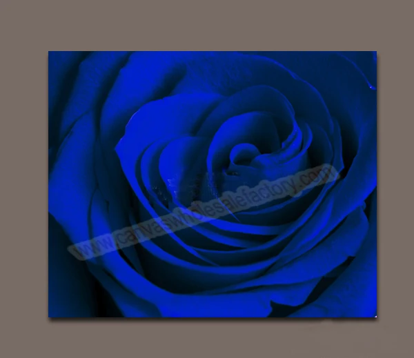 canvas prints decor picture of blue rose large canvas art cheap wall