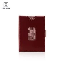 LLH трендовый 3 складной кошелек из натуральной кожи Тонкий минималистичный кошелек Тонкий кошелек с передним карманом для карт и наличных денег