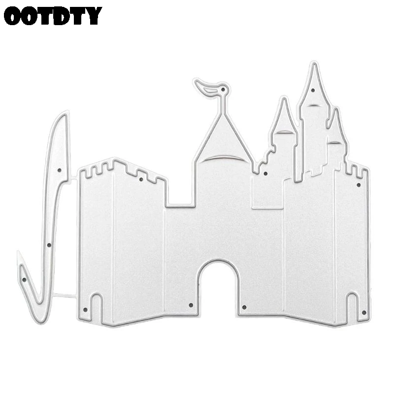 

Castle Metal Cutting Dies Stencil DIY Scrapbooking Album Stamp Paper Card Embossing Crafts Decor