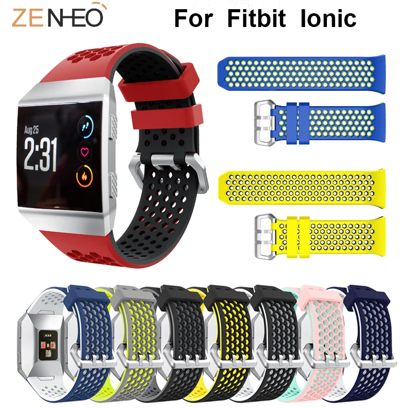 

Silicone men women's watches band For Fitbit Ionic wrist strap Replacement for Fitbit ionic Bracelet Wristband watch straps