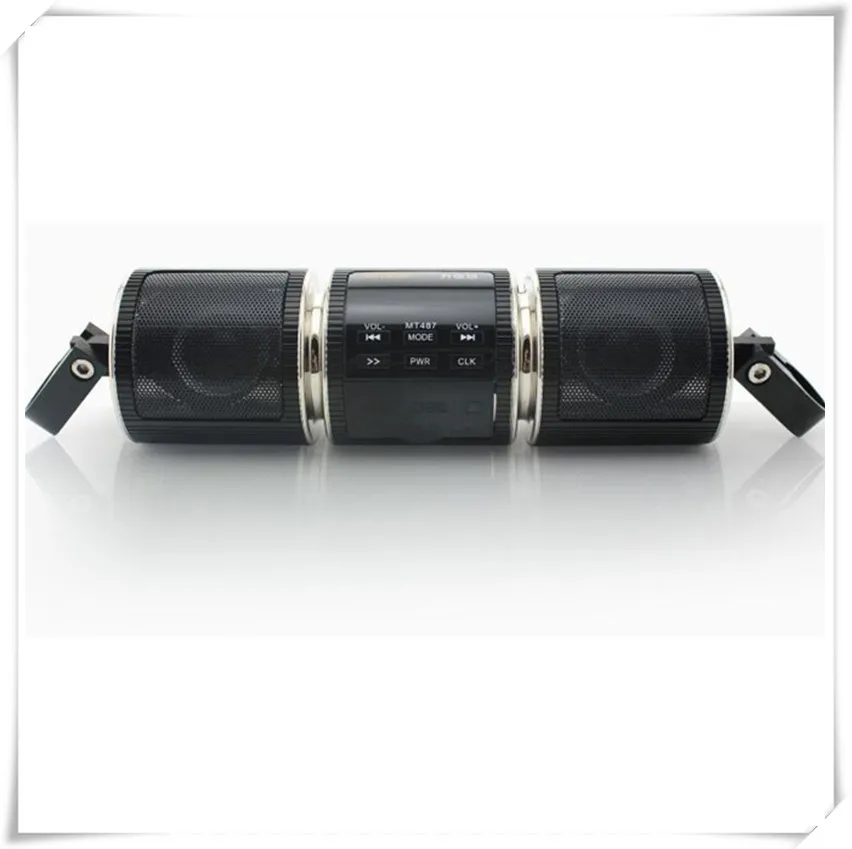 speakers motorcycle bluetooth radio stereo player audio mp3 handlebar speaker waterproof system atv sound fm motorbike bracket moto adjustable loudspeaker
