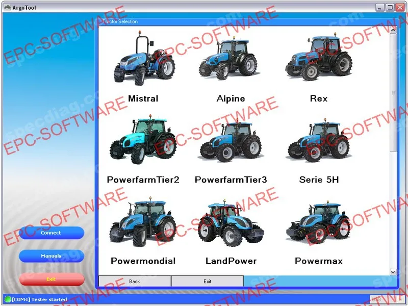 Диагностический комплект ARGO (ARGOTOOL) для Landini McCormik Valpadana|diagnostic kits|kit kitskit d |