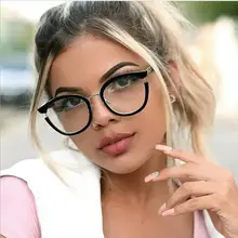 Новая круглая оправа модный бренд дизайн женские оптические пластиковые с гибкой полной оправой очки поддержка по рецепту очки