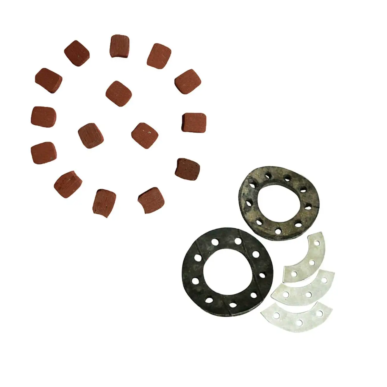 Sprocket mount kit Sprocket Mount Kit 15xSquare Clutch Pads for 49cc 80cc 2 Stroke Motorized Bike