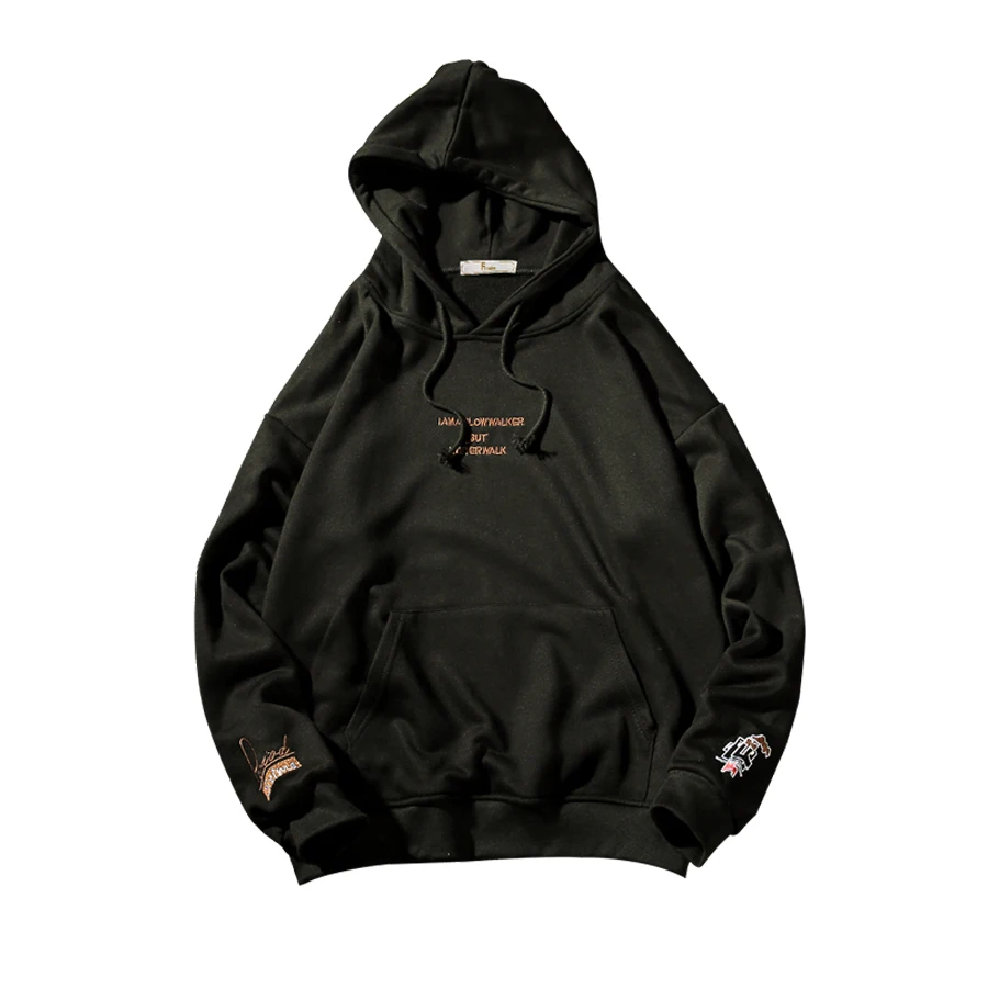 

Embroidery Sweatshirt Men Fashion Casual Cotton Raglan Oversized Sweatshirts Mens Hip Hop Pullover Hoodies Street Wear 6H009