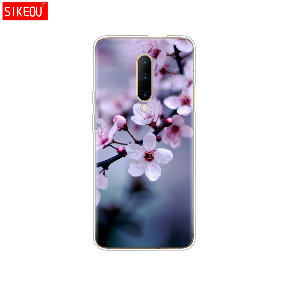 Силиконовый чехол для oneplus 7 Чехол для one plus 7 pro чехол etui чехол для oneplus 7 pro чехол coque сумка бампер 1+ 7 цветок - Color: 12092