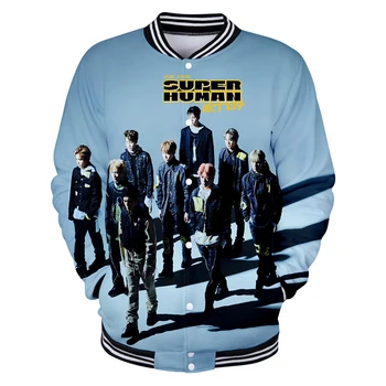 

NCT127 New Album Kpop Baseball uniform Women spring Casual Harajuku Kpop NCT127 Baseball Jackets clothes plus size 4XL for women