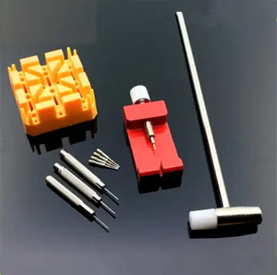 Новые инструменты регулировки длины ремешка с маленьким молотком комбинированное устройство для ремешков часов полезные инструменты для часов