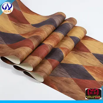

American retro idyllic imitation wood-striped wallpaper living room bedroom background wall hotel DZAS-YH PVC Wallpaper