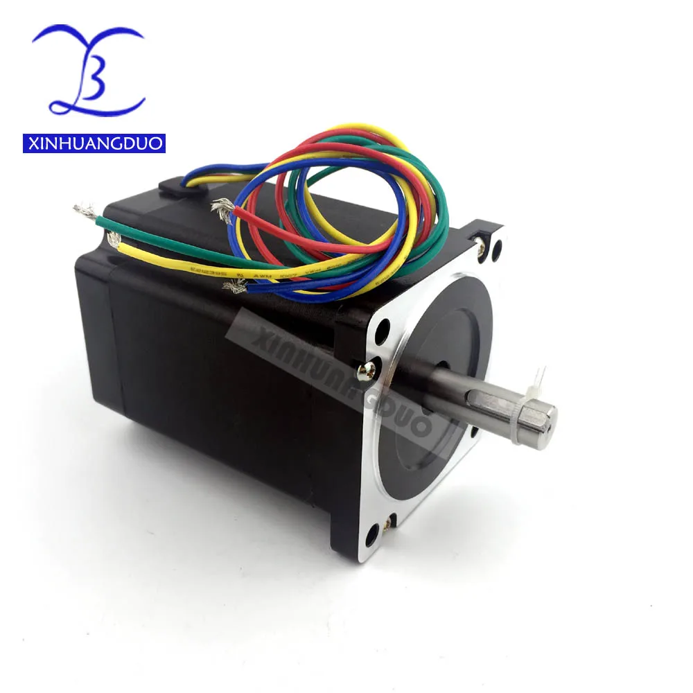 NEMA 34 шаговый двигатель с ЧПУ 86X114mm 8 7 N. m 5A D14mm Nema34 1240Oz in для гравировального станка