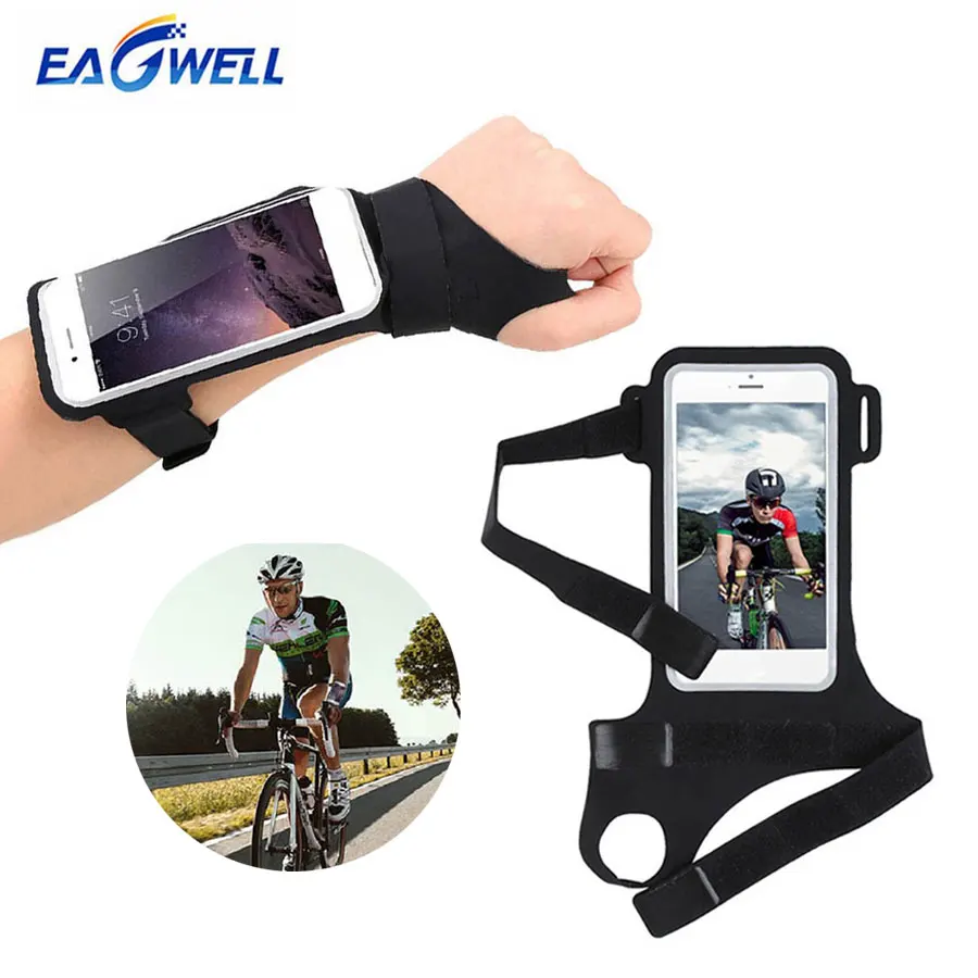 Eagwell Sport Running Arm Band Phone Bag Thumb Wrist Belt Touch Screen band Waterproof Case Universal for 4-5.5 inch Phones | Мобильные