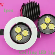 Новейший стиль,, светодиодный потолочный светильник, 3 Вт, светодиодный потолочный светильник, лампа, 300 люмен, AC85V-265V, 220 В, 110 В, теплый, холодный белый