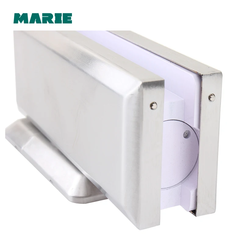 Surface Mount Hole Free Floor Spring Hinge Closer glass door conceal Pivot