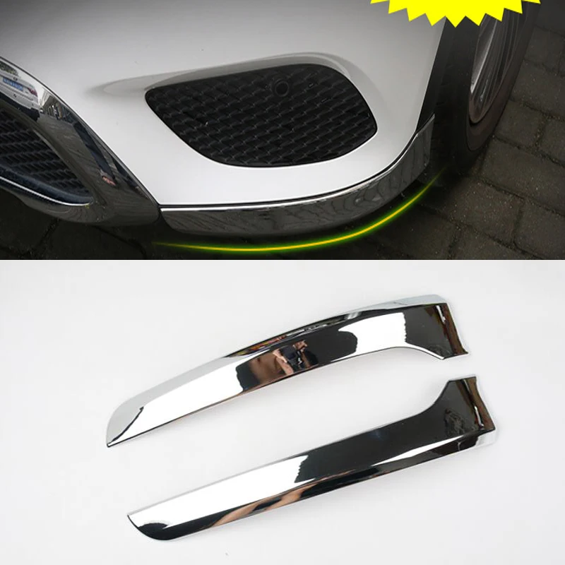 

Car Styling For Mercedes Benz GLC Class X253 2016 2017 Front Bumper Lip Spoiler Canards Splitter Corner Protector Cover