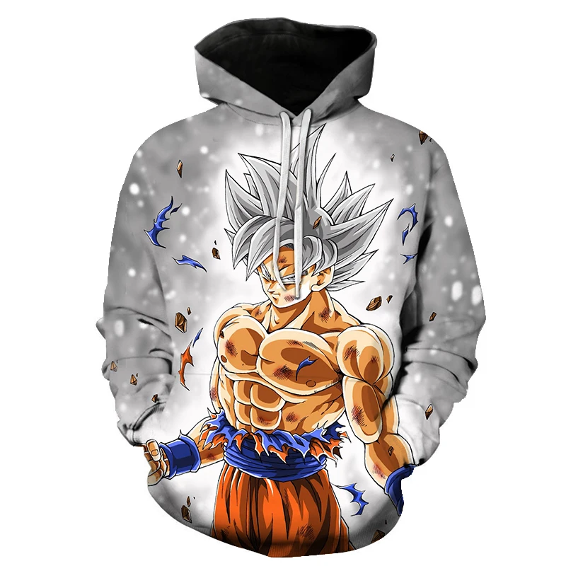 Новинка 2019 лидер продаж мужские толстовки с 3d принтом серии Dragon Ball модные