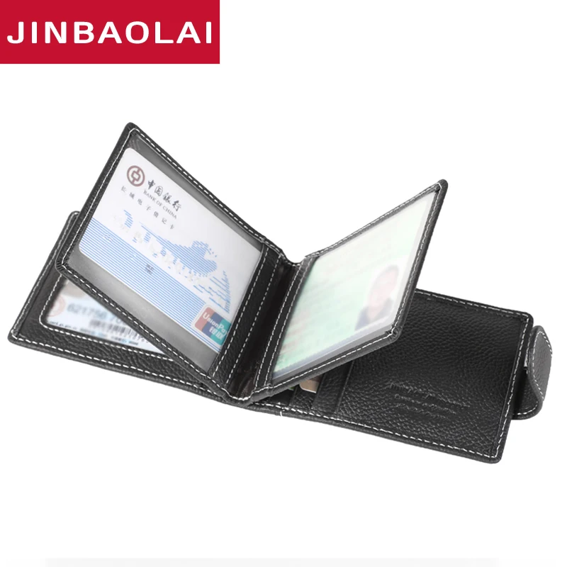 

2018 Women Genuine Leather Unisex Business Card Holder Wallet Bank Credit Card Case ID Holders Women Purses carteira masculina