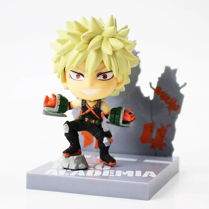 10 см My Hero Academia Kyun Chara Katsuki Bakugo шото Тодороки Izuku Midoriya Q версия ПВХ фигурка