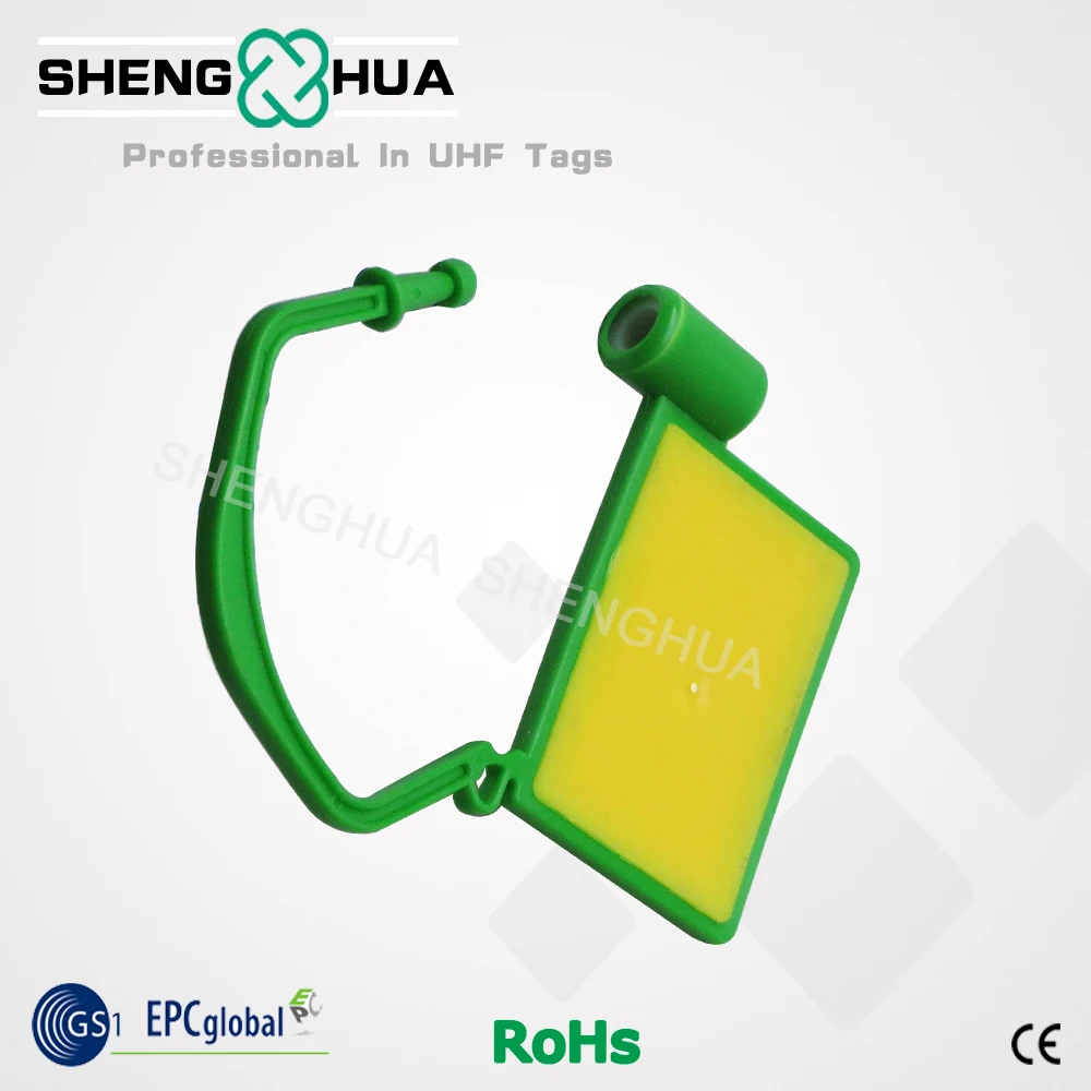 10 дневная одноразовая смарт Пассивная Бирка UHF с RFID меткой бирка из стальной