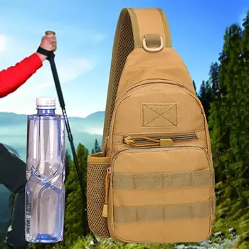 

Men Outdoor Sports Shoulder Crossbody Bag Camping Hiking Chest Pack