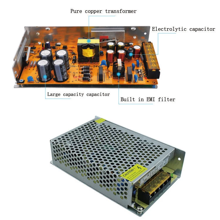 DC12V Питание блок Светодиодный светильник преобразования 1A 2A 3A 5A 10A 30A металлический чехол AC85-265V переключения драйвера для светильник ing трансфомеры CCTV