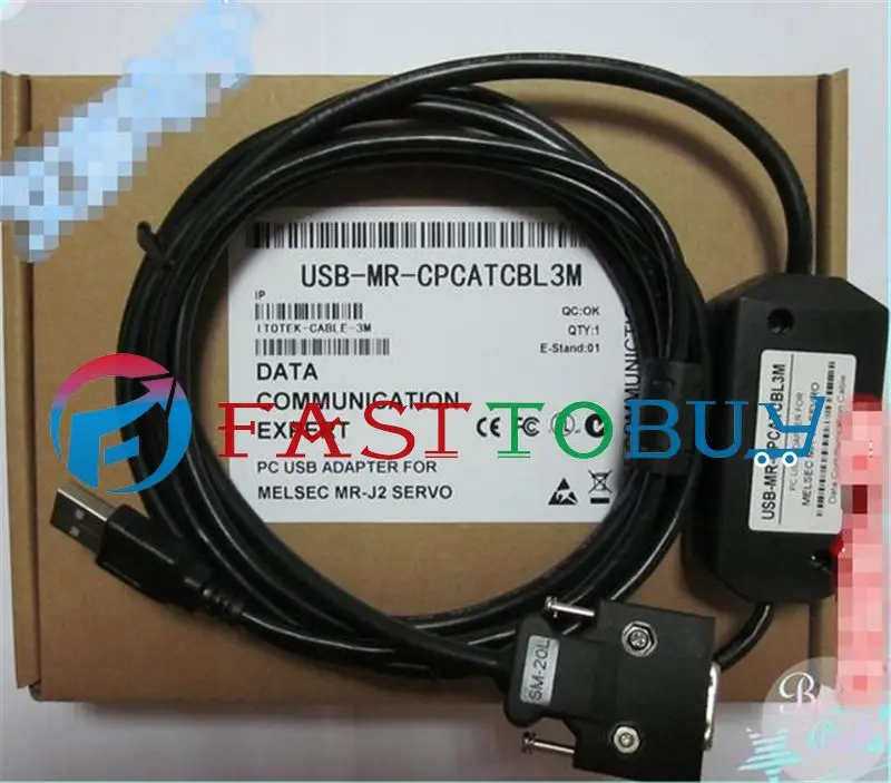 NEW USB-MR-CPCATCBL3M Original Compatible MR-J2S debugging Cable USB to 20pin One Year Warranty NEW USB-MR-CPCATCBL3M Original Compatible MR-J2S debugging Cable USB to 20pin One Year Warranty
