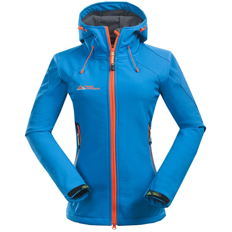 2018 Women Softshell Hiking Jackets Outdoor Camping Escalada Coats Thermal Waterproof Windproof Spring Female Jackets RW001