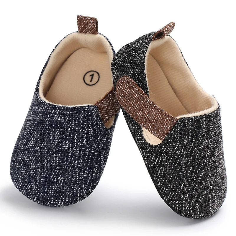 Bebe Shoes Slip On Crib Loafer Baby Casual Leisure Shoes Newborn Baby