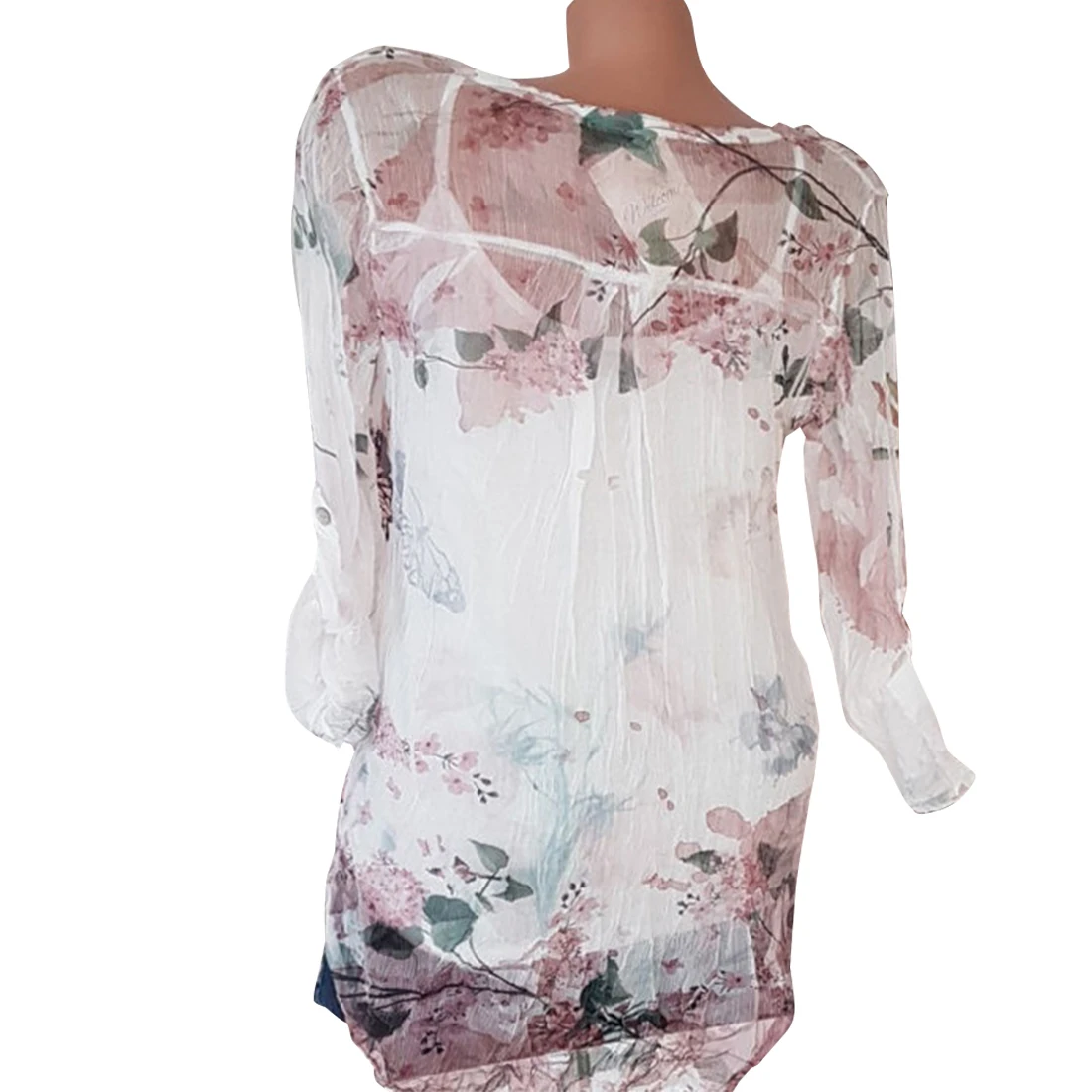 2019 Fashion Women Plus Size Chiffon Shirt Sexy V-Neck Full Sleeve Autumn Blusa Feminina Women Blouse Tops Single-Breasted Print 2019 Fashion Women Plus Size Chiffon Shirt Sexy V-Neck Full Sleeve Autumn Blusa Feminina Women Blouse Tops Single-Breasted Print