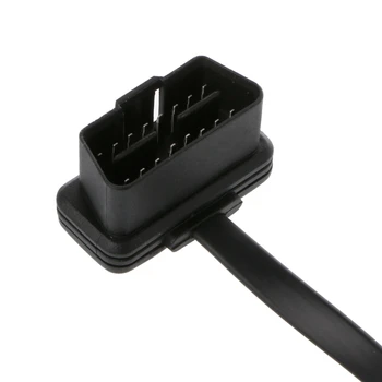 

16 Pin OBD2 Y Splitter with Switch Male To Double Female 2 in 1 Extension Cable
