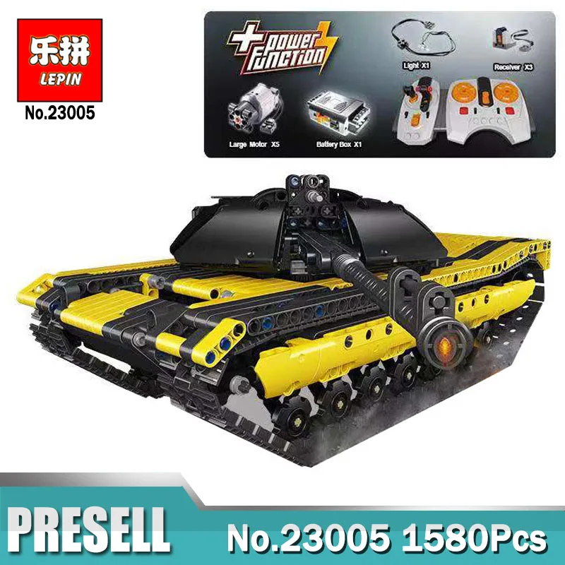 

1580Pcs Technic 23005 The Remote Control Tank Set Building Blocks Bricks RC Tank Model Kids Toys Legoings Gift