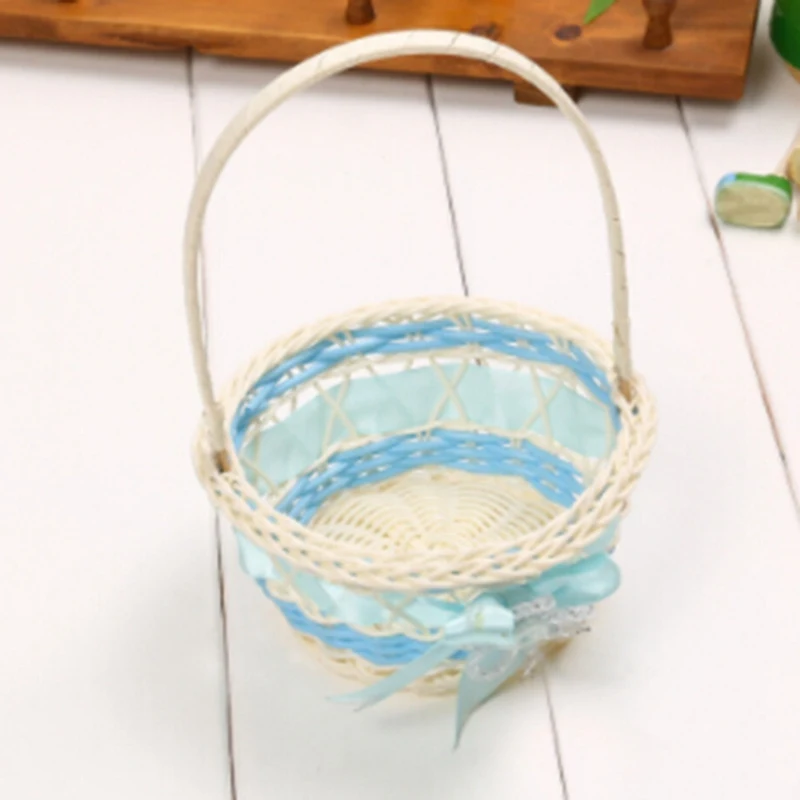 7x13cm Ручной работы, органайзер для мелочей из ротанга, коробка для растений, плетеная корзина, горшки для питомцев, корзина для хранения морской травы, солома, садовый цветочный горшок - Цвет: 7x13cm