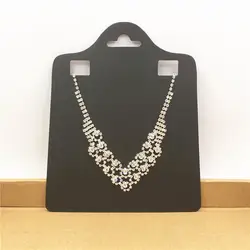 Популярные серьги ожерелье карты большой размер серии Классические Пустые ювелирные изделия стойка для показа с отверстием для