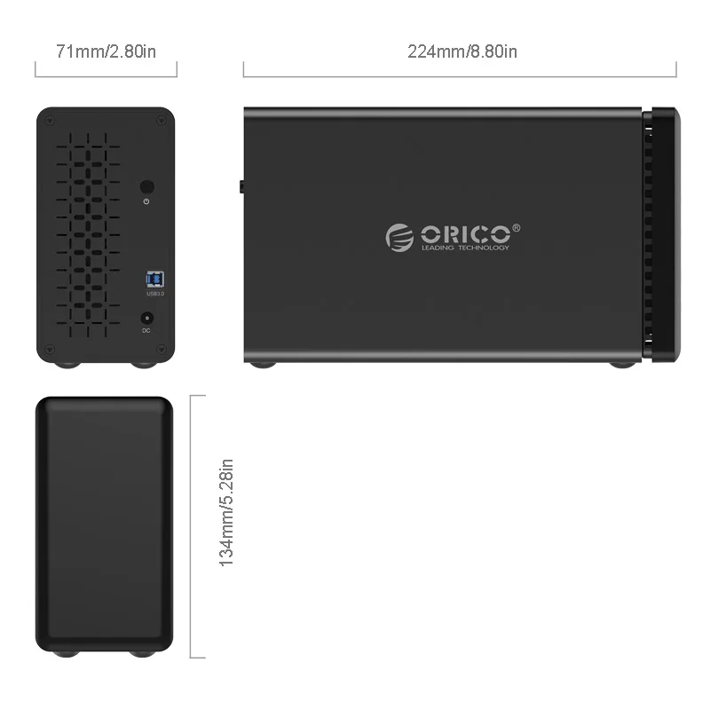 Внешний жесткий диск ORICO NS200U3 USB3.0 3 5 дюйма sata3.0 20 ТБ|disk hard|external satasata external |