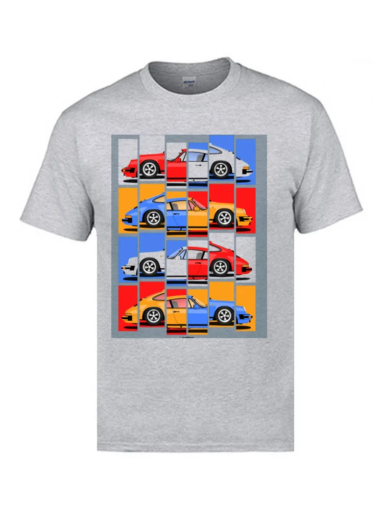 Japanese JDM T-Shirts Car Styling Cool Men's T Shirt Plus Size Europe Tshirts Top Quality Brand Clothing Shirts Cotton Tee-Shirt - Цвет: Серый