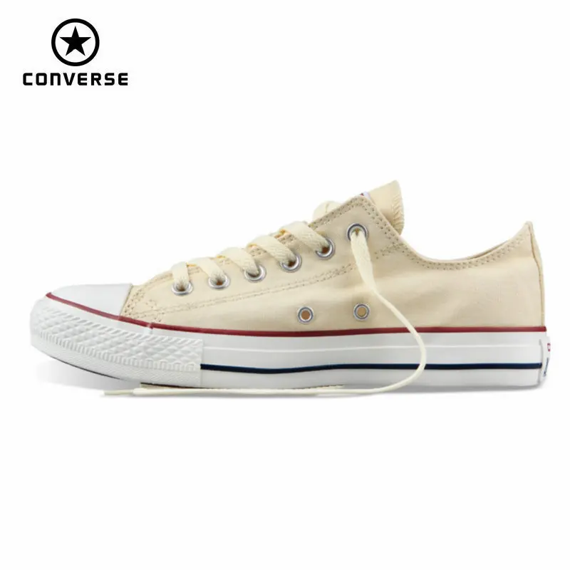 all beige converse