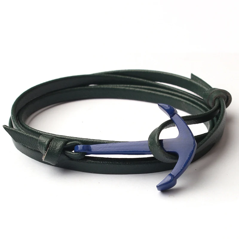 NIUYITID синий цвет Якорь браслет дешевые аксессуары для рук для мужчин браслет для мальчиков браслеты племя украшение браслет feminina