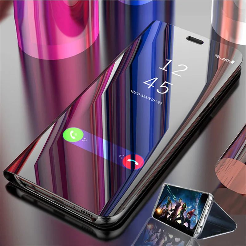 

Smart Mirror Flip Case For Samsung Galaxy S8 S9 Plus Note 8 9 S7 S6 Edge A50 A5 A3 A7 J3 J5 J7 2017 A6 A8 Plus 2018 Cover Cases
