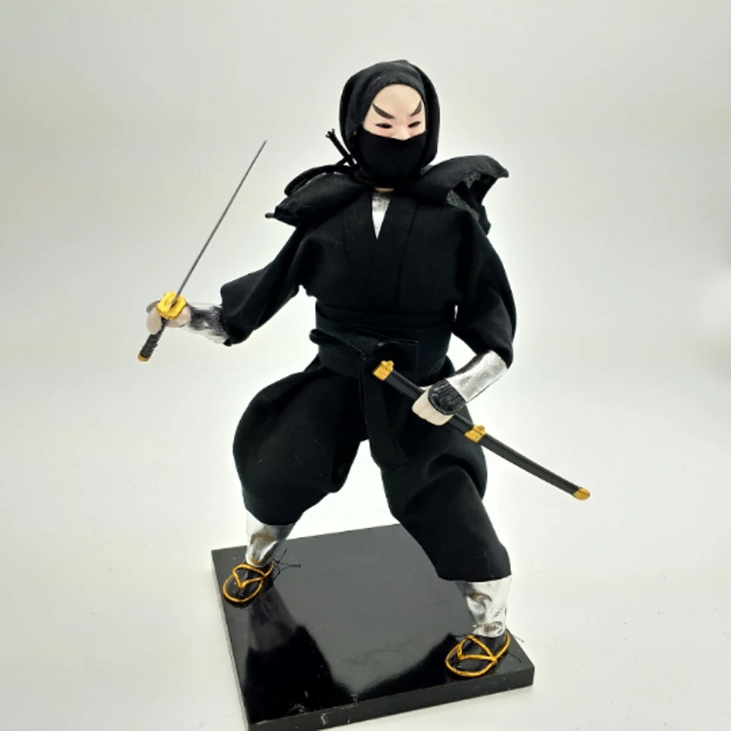 Post-Modern Japanese Samurai Male Doll Oriental Doll Oriental Desk Ornament Crafts 12'' 30cm