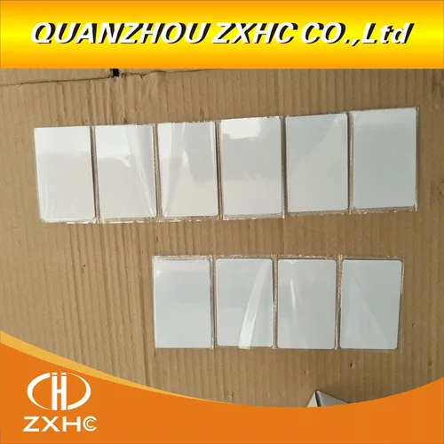 ISO 15693 I-코드 Slix (Icode2) RFID CR80 PVC 화이트 카드, 10 개 4