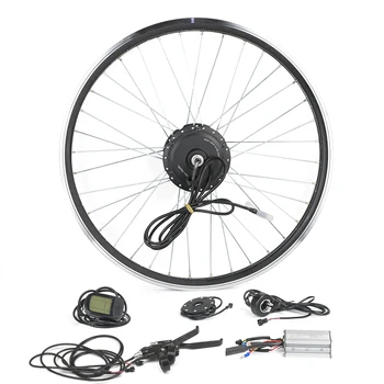 

Bike Conversion Kit G24F 36V 250W Electric bicycle Hub Motor 20"-28" bycicle front wheel motor with LCD5 BLDC motor bike kits