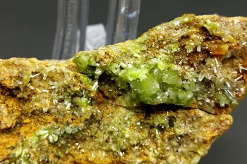 

50g Natural RARE Pyromorphite green lead ore natural mineral crystals teaching specimen collection from China