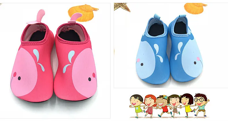 1 (14)Kids Quick Drying Wading Shoes Swim Water Footwear Barefoot LightWeight Aqua Socks For Kids' Sneakers Children Slippers
