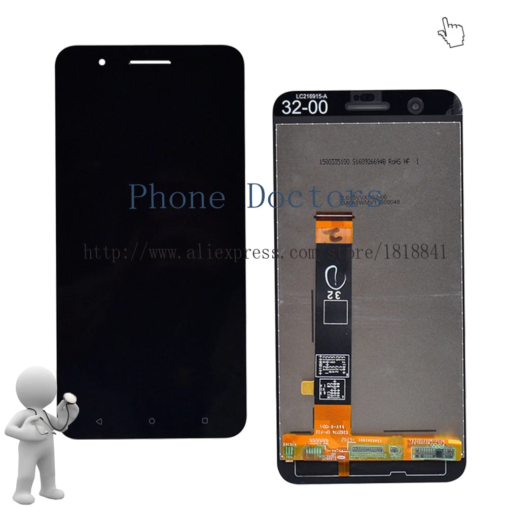 

New Black For HTC ONE X10 X 10 Full LCD DIsplay+Touch Screen Digitizer Assembly + Frame For HTC E66 LCD ;100% Tested