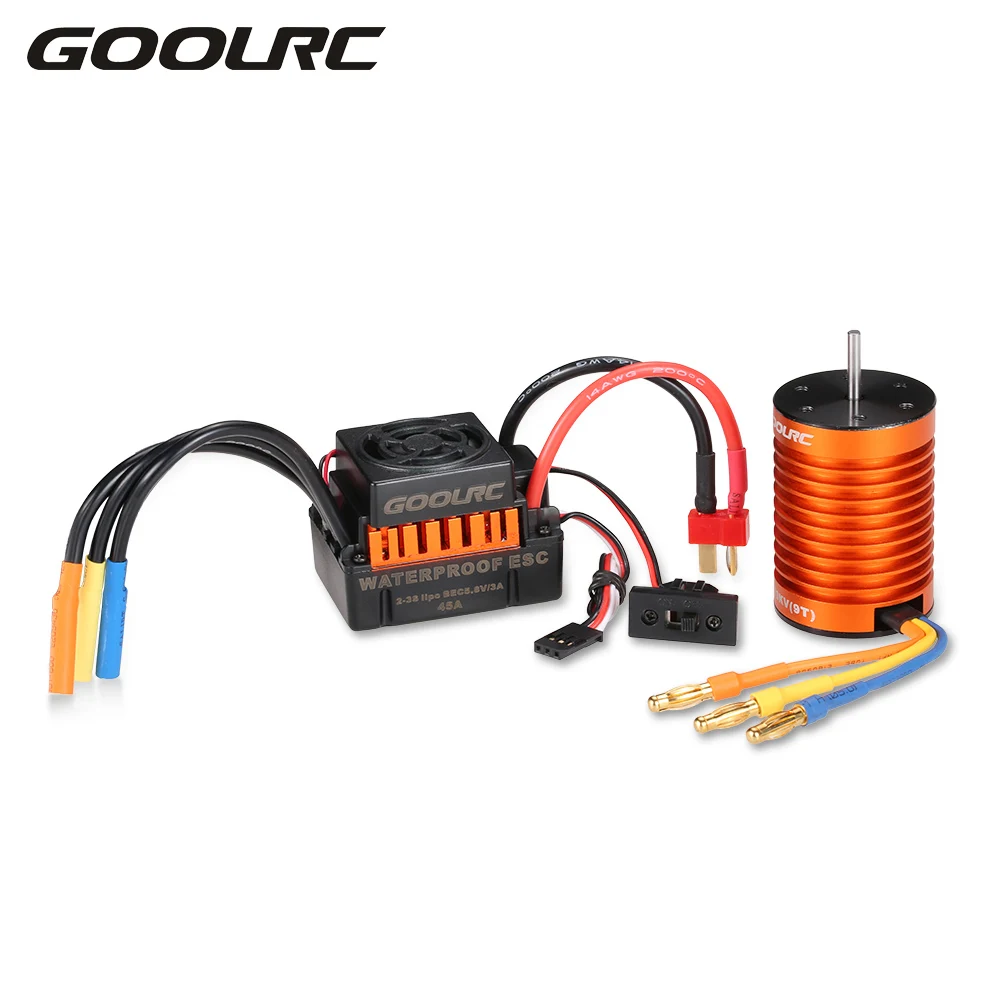 rc crawler motor esc combo